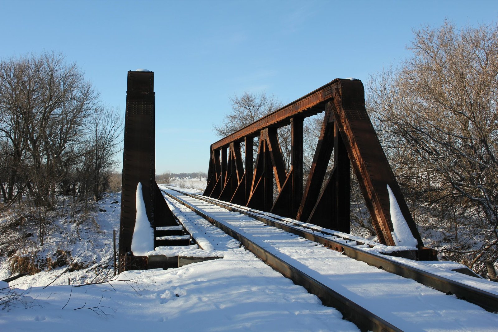 Looking south